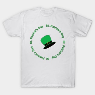 Green hat to celebrate saint patrick's day T-Shirt